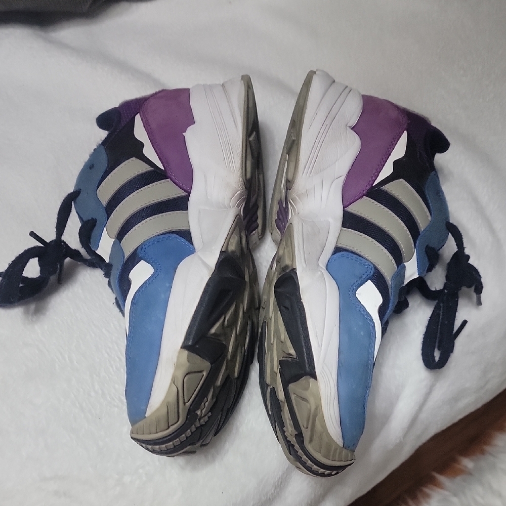 Adidas Size 8 Man  Navy and Violet Sneakers Unesex - Picture 7 of 14